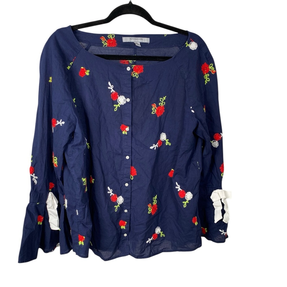 Marc New York size XL Red White Blue Floral